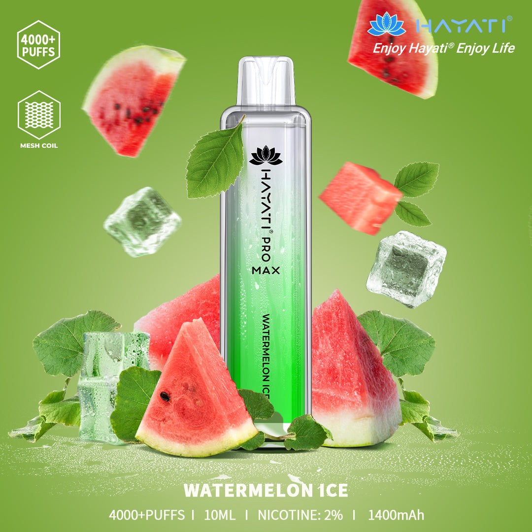 Watermelon Ice Hayati Pro Max 4000 Puff Disposable Vape